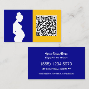 Cartão De Visita Doula QR