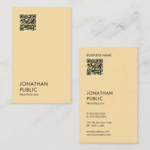 Cartão De Visita Dourada Oceânia Profissional Simples Moderna