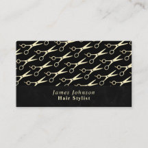 Dourada tesoura monocromática moderna de cabelo