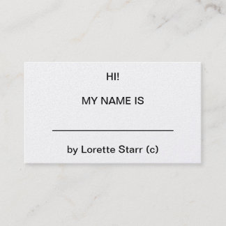 Cartão de visita DOURADO