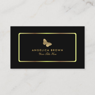 Cartão de visita Dourado
