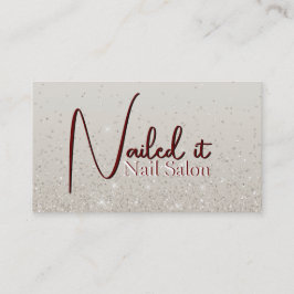 Cartão De Visita Dourado Brilhante 