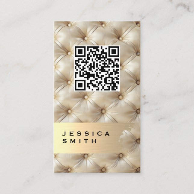 Cartão De Visita Dourado Bruto | Material de revestimento (Frente)