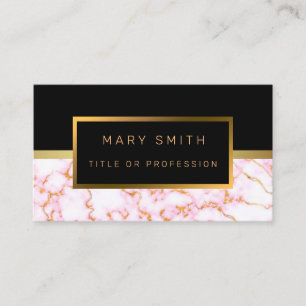 Cartão de visita Dourado e elegante do luxo