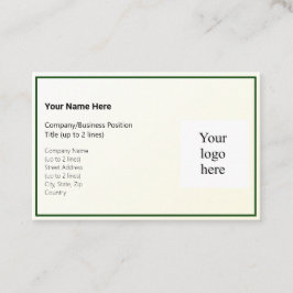 Cartão De Visita Dourado Gradient Tint & Hunter Logo Euro