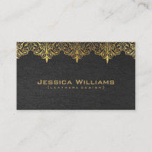 Dourado Lace Vintage Preto Couro