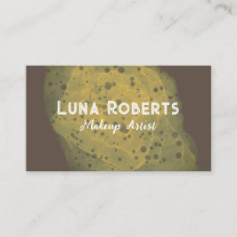 Cartão de visita Dourado pintado