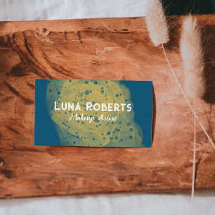 Cartão de visita Dourado pintado