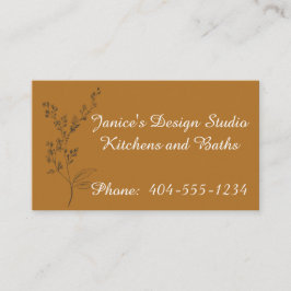 Cartão de visita Dourado profissional e branco