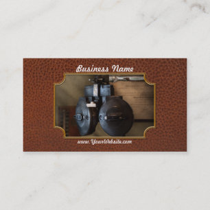 Cartão De Visita Doutor - optometria - um phoropter velho