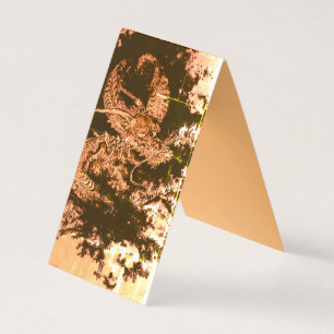 Cartão De Visita Dragão de Tinta Antigo Legendário