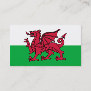 Cartão De Visita Dragão de Wales