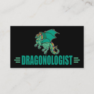 Cartão De Visita Dragão Dragão DRAGONOLOGISTA