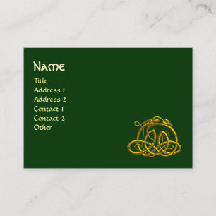 Cartão De Visita DRAGÃO HÍPER, verde