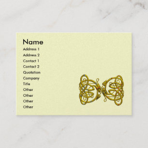 Cartão De Visita DRAGON LOVE, papel metálico de platina