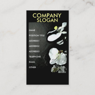 cartão de visita dramático