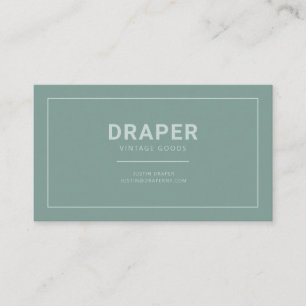 Cartão de visita Draper (Sage Green)