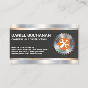 Cartão De Visita Driver de parafuso de chave inglesa de tela circul