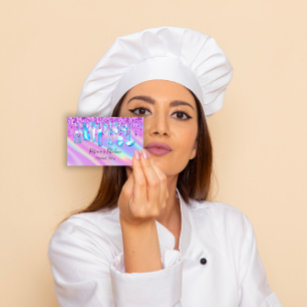 Cartão De Visita Drives de Holografia do Catering Personal Chef
