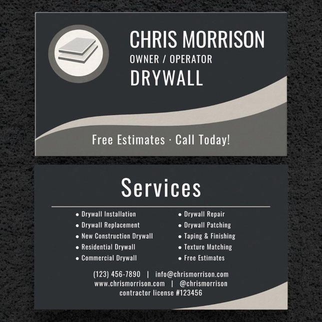 Cartão De Visita Drywall Professional (Criador carregado)