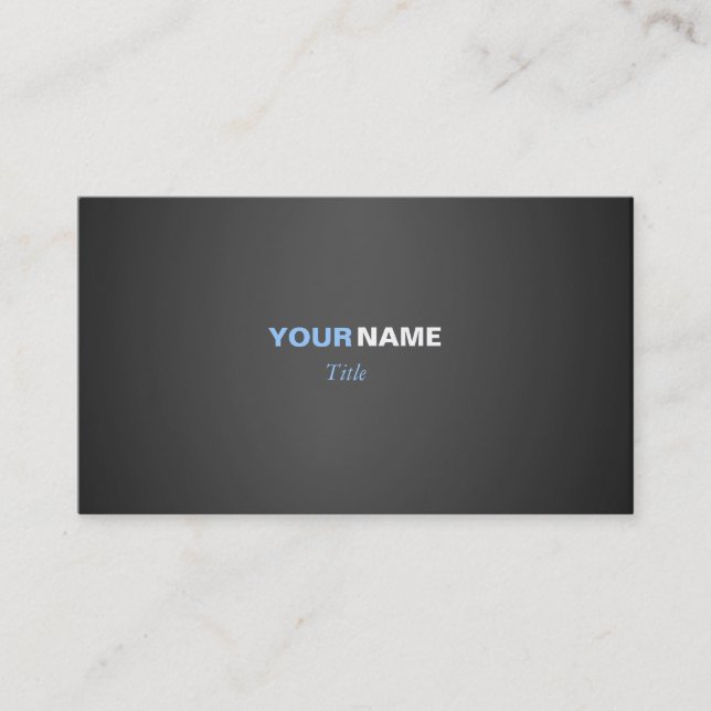 Cartão De Visita Duas cores (Frente)