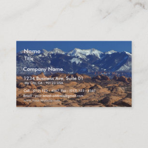 Cartão De Visita Dunas de areia Petrified no parque nacional dos