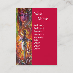 CARTÃO DE VISITA DURENDAL, ESPADA ROMÂNTICA E ANGEL