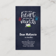 É preciso um grande coração para ensinar mentes pe