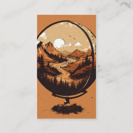 Cartão De Visita Earth & Quill Wing Graphic T-Shirt – Nature & Imag