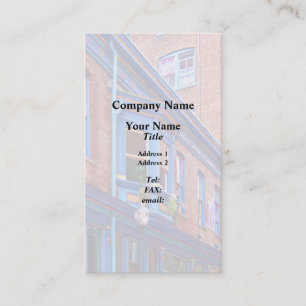 Cartão De Visita Easton PA - Street With Bay Window