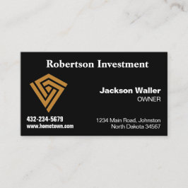 Cartão De Visita Ebony Calling Card for Any Business