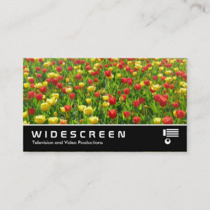 Cartão De Visita Ecrã panorâmico 319 - Mar de Tulips II