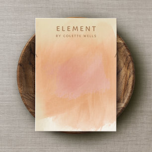 Cartão De Visita Ecrã Terthy Boho Terracotta Watercolor