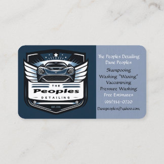 Cartão De Visita Edição de 1ª Peoples Detailing