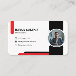 Cartão de Visita edição de foto