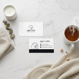 Cartão De Visita Editable Cozy Brand Business Card Template