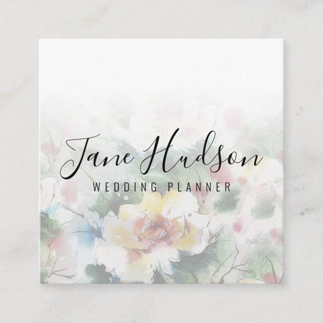 Cartão de visita editável minimalista elgant (Frente)