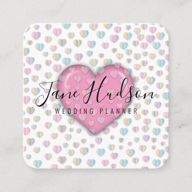 Cartão de visita editável minimalista simples e el (Frente)