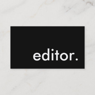 Cartão De Visita editor.