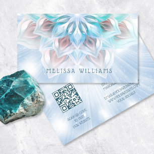 Cartão De Visita Eethal Blue Mandala