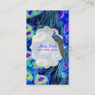 Cartão De Visita Efeito do cobalto do PixDezines