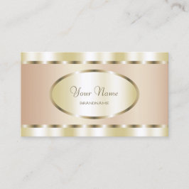 Cartão De Visita Efeito Dourado Luminoso Cores Modernos e Elegantes