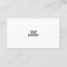 Ego É O Inimigo Minimalista Máquina de Escrever Ne