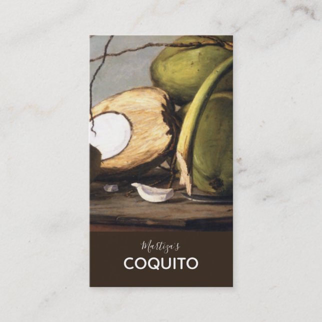 Cartão De Visita El Morro Coquito (Frente)