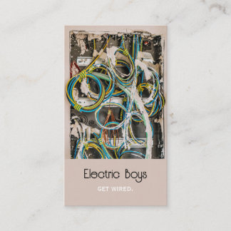 Cartão De Visita Electrician Business Card
