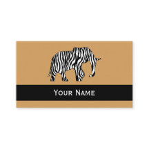 Elefante com Zebra Stripes + suas ideias