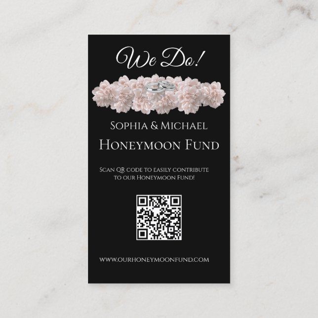 Cartão De Visita Elegância Eterna - Nós fazemos-Wedings-Registry- (Verso)