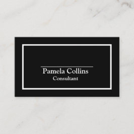 Cartão De Visita Elegância Moderna Elegante Profissional Simples