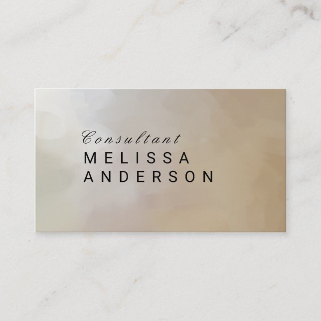 Cartão De Visita Élégant Abstrait (Frente)