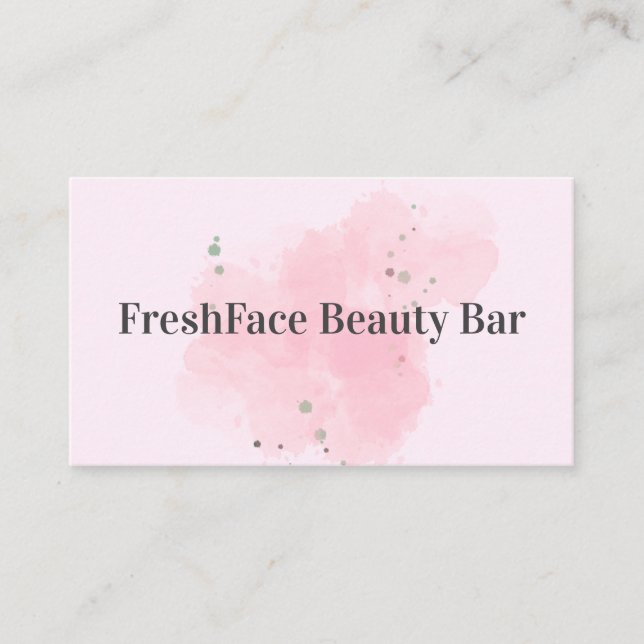 Cartão De Visita Elegant gold and black beauty salon (Frente)